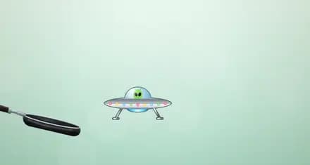 Level 74 of Weird Sausage Flop: Flying Saucer